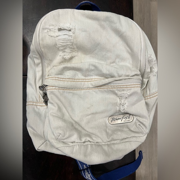 Blowfish White and blue backpack - Picture 5 of 6